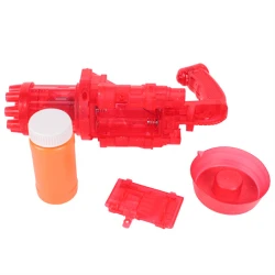 Пузырьковый бластер BR-01RAX, 8 дюймов, машина для мыльных пузырей со светом и звуком, прозрачный, 20,1 x 9,8 x 7,2 см