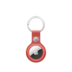 Çexol Apple treker üçün Apple AirTag FineWoven Key Ring Coral