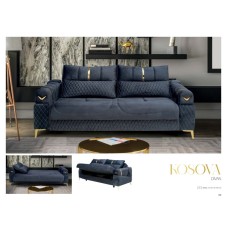 Divan Stil Mebel Kosova, 220x80x83 sm, göy