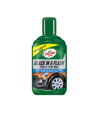 Полироль-гель Turtle Wax Black In A Flash, 300 мл