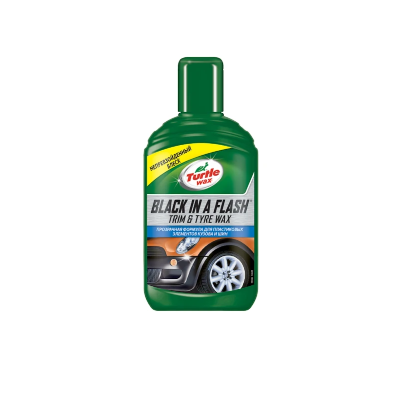 Полироль-гель Turtle Wax Black In A Flash, 300 мл Полироль-гель Turtle Wax Black In A Flash, 300 мл
