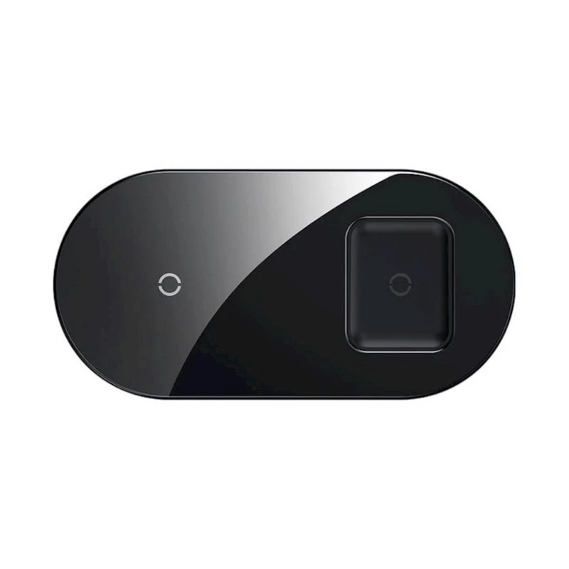 Беспроводное зарядное устройство Baseus Simple 2in1 Wireless Charger 18W Max For Phones+Pods, Черный Беспроводное зарядное устройство Baseus Simple 2in1 Wireless Charger 18W Max For Phones+Pods, Черный