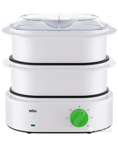Buxarlı bişirici Braun Tribute FS3000 WH