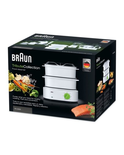 Buxarlı bişirici Braun Tribute FS3000 WH