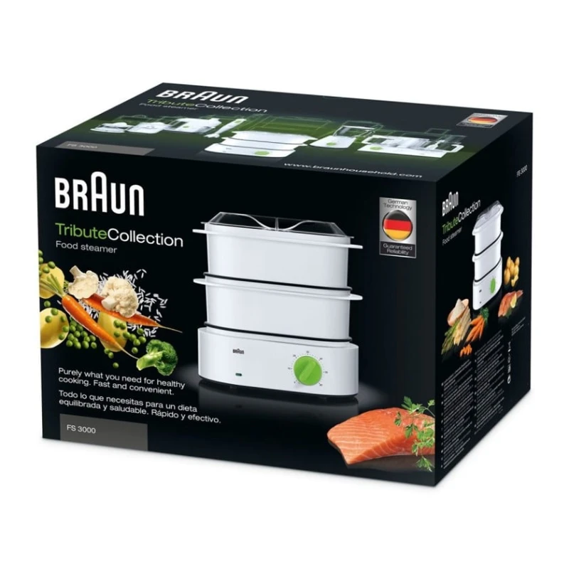 Пароварка Braun Tribute FS3000 WH Пароварка Braun Tribute FS3000 WH