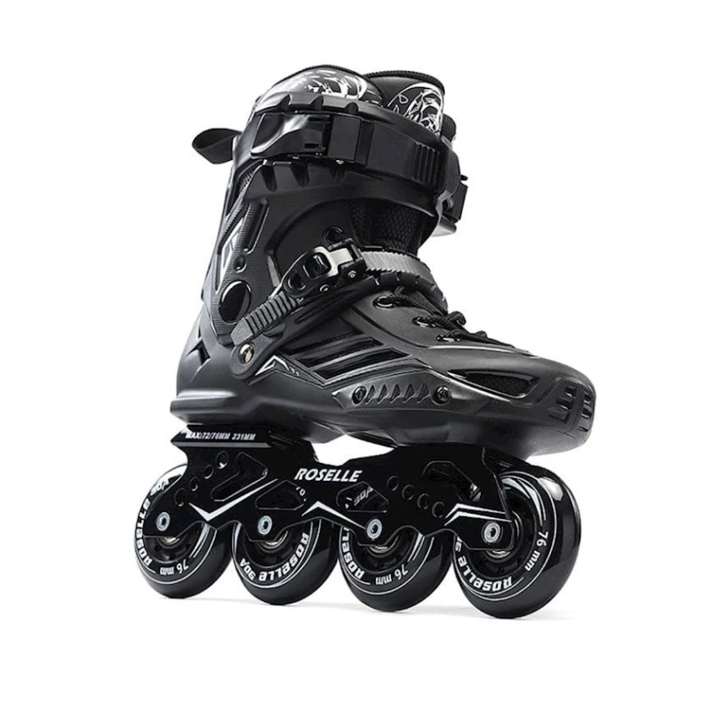 Роликовые коньки Roselle 687, размер 35-39 (S), черные