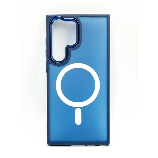 Çexol MagSafe Samsung Galaxy S23 Ultra üçün, göy