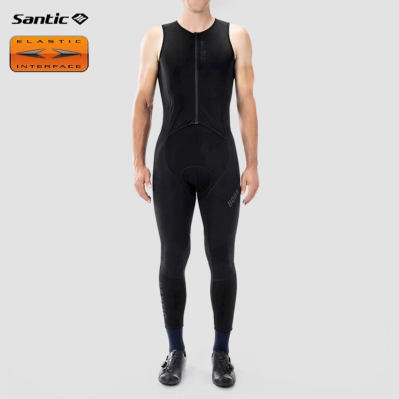 Велокомбенизон мужской Santic TM3C04165H, черный, размер M