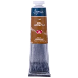 Масляная краска Ладога Охра золотистая, 46 мл