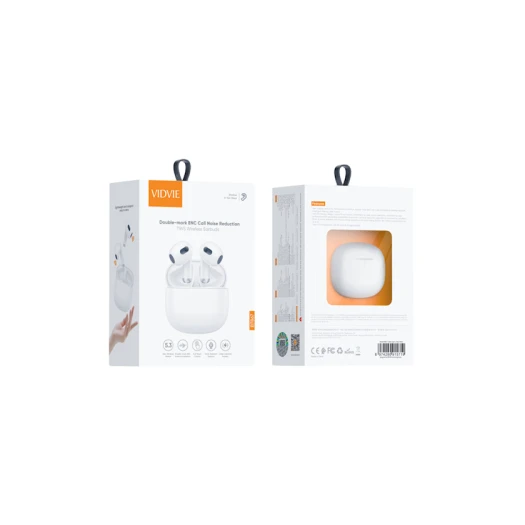 Беспроводные наушники Vidvie BT867 White