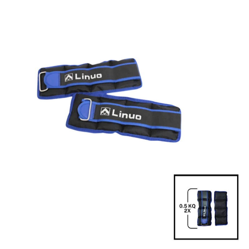 Əllər və ayaqlar üçün yük Gymnic Linuo 202022000077, mavi, 2 əd x 0.5 kq Əllər və ayaqlar üçün yük Gymnic Linuo 202022000077, mavi, 2 əd x 0.5 kq