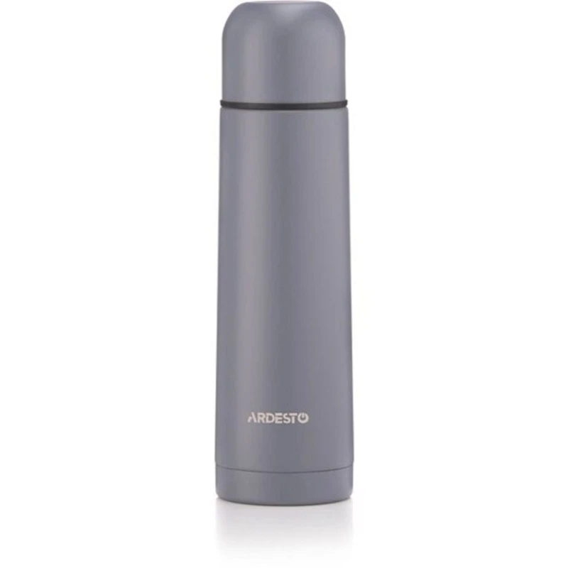 Термос Ardesto Thermal Bottle Bright City, 500 мл, нержавеющая сталь, серый Термос Ardesto Thermal Bottle Bright City, 500 мл, нержавеющая сталь, серый