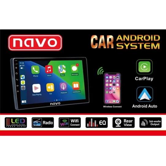 Автомобильный монитор NAVO Diamond 2K 4/64 Carplay Автомобильный монитор NAVO Diamond 2K 4/64 Carplay