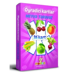 Обучающие карточки Mestan Фрукты и овощи Обучающие карточки Mestan Фрукты и овощи