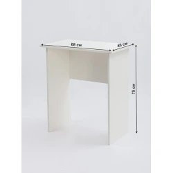 Письменный стол Letta 68x75x40 см, ЛДСП, белый