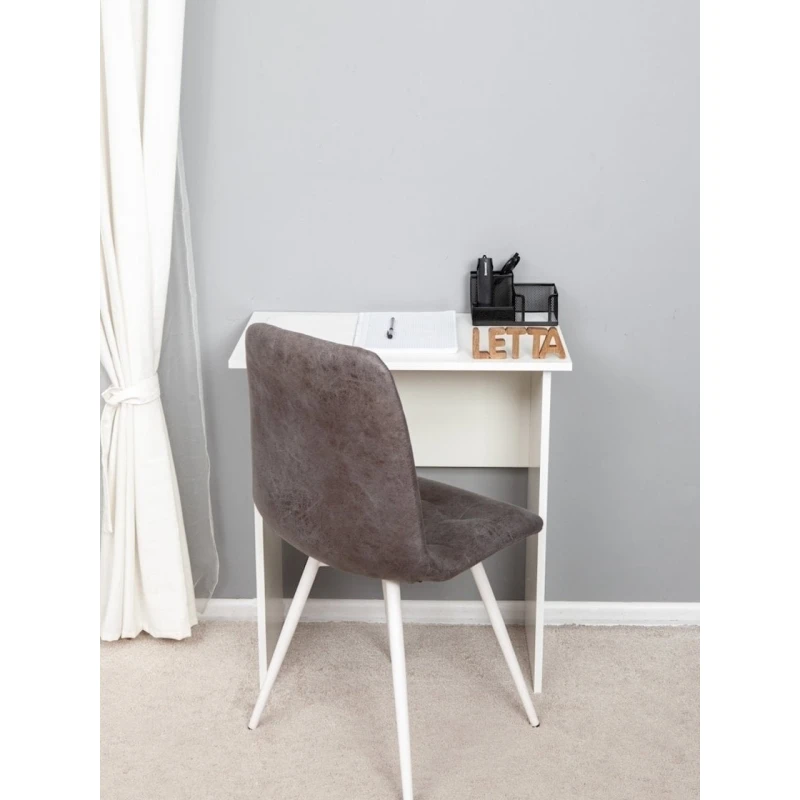 Письменный стол Letta 68x75x40 см, ЛДСП, белый