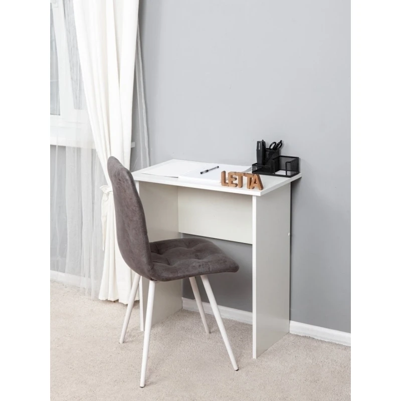 Письменный стол Letta 68x75x40 см, ЛДСП, белый