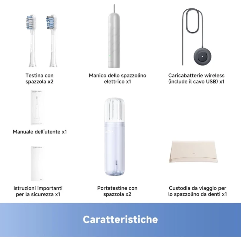 Электрическая зубная щетка Mova 3D Clean ATB15A/SL