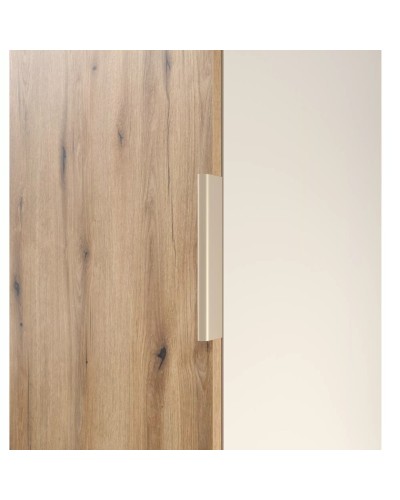 Şkaf Art Mebel 22, laminat, bej/qəhvəyi, 210x40x45 sm