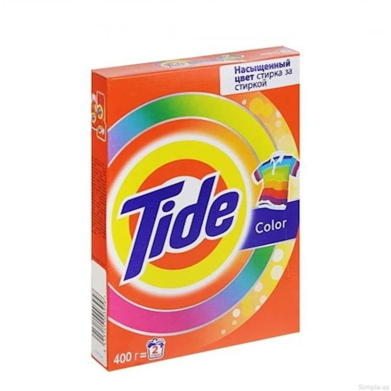 Yuyucu toz Tide Color, rəngli paltar üçün, avtomat, 400 q (8001841058863)