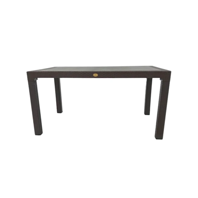 Bağ üçün mebel dəsti Falkenberq, 6 nəfərlik, tünd qəhvəyi