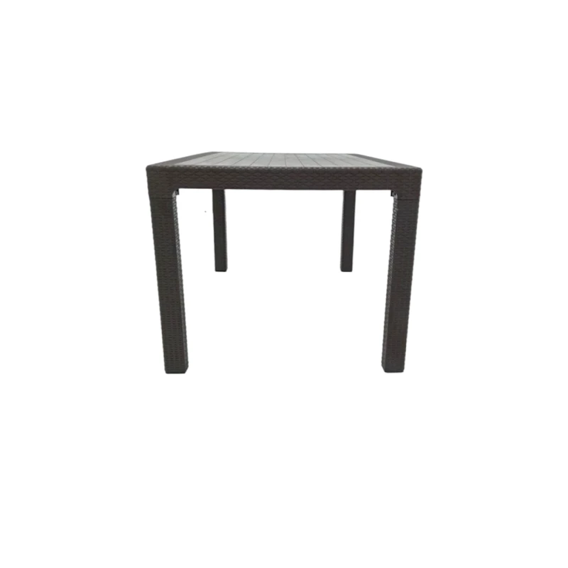 Bağ üçün mebel dəsti Falkenberq, 6 nəfərlik, tünd qəhvəyi