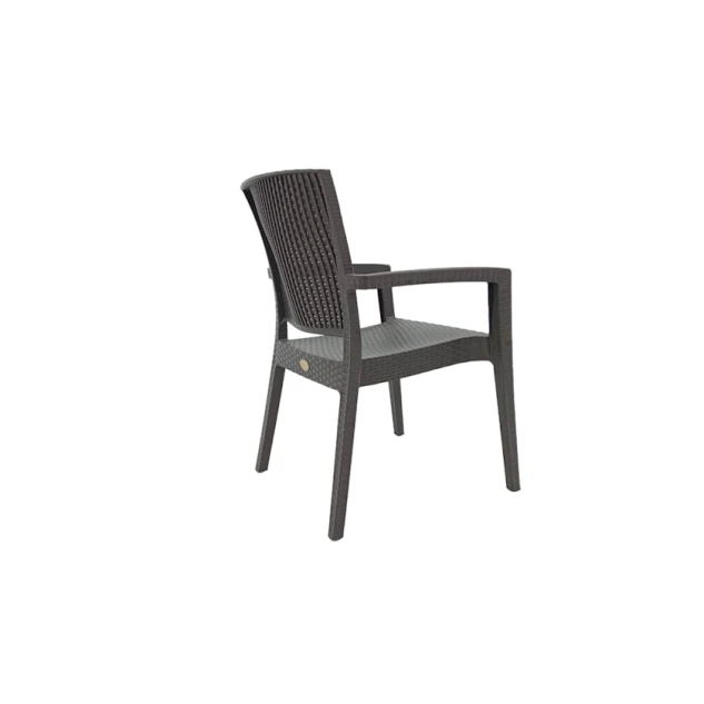 Bağ üçün mebel dəsti Falkenberq, 6 nəfərlik, tünd qəhvəyi