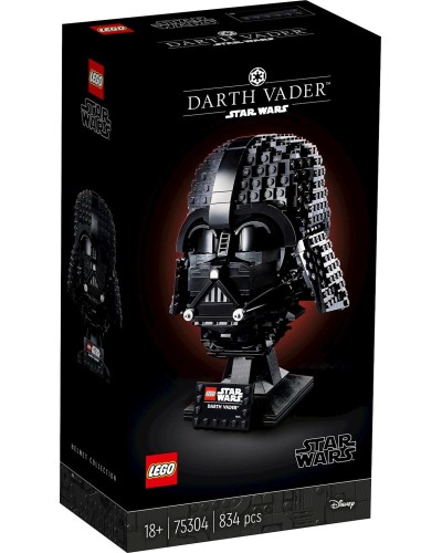 Konstruktor LEGO Star Wars Darth Vader Helmet 75304, 18+ yaş, 834 hissə