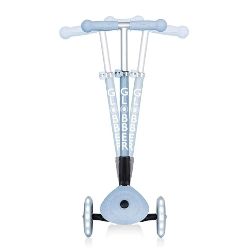 Детский самокат Globber Junior Eco, алюминий/пластик, голубой Детский самокат Globber Junior Eco, алюминий/пластик, голубой