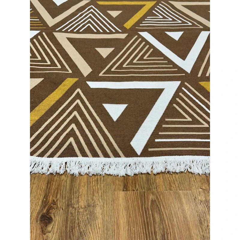 Ковер Natural Halı Arya AR18BEYO2, 120x180 см, хлопок, коричневый Ковер Natural Halı Arya AR18BEYO2, 120x180 см, хлопок, коричневый