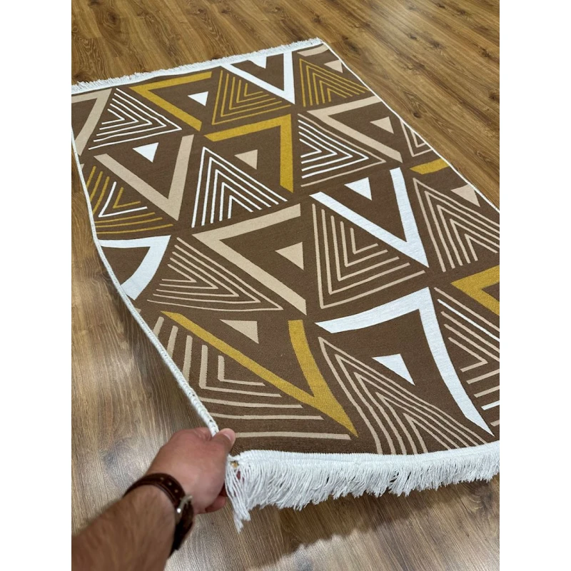 Ковер Natural Halı Arya AR18BEYO2, 120x180 см, хлопок, коричневый Ковер Natural Halı Arya AR18BEYO2, 120x180 см, хлопок, коричневый