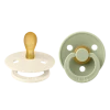 Набор пустышек BIBS Colour Symmetrical Ivory/Sage, 6-18 мес, 2 шт