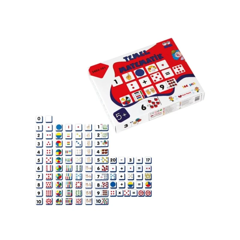 İnkişaf etdirən oyun 3464-161U Temel Matematik, 144 element