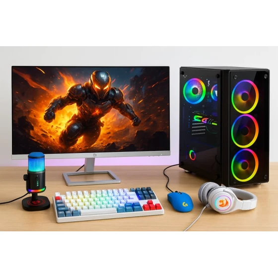 Настольный компьютер HP Intel i7-14700K RTX 5080 64 GB RAM 1TB NVMe 1TB HDD 24 144Hz Настольный компьютер HP Intel i7-14700K RTX 5080 64 GB RAM 1TB NVMe 1TB HDD 24 144Hz