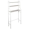 Полка-стеллаж для хранения над стиральной машиной Laundry Rack TW-106, напольный, серый Полка-стеллаж для хранения над стиральной машиной Laundry Rack TW-106, напольный, серый