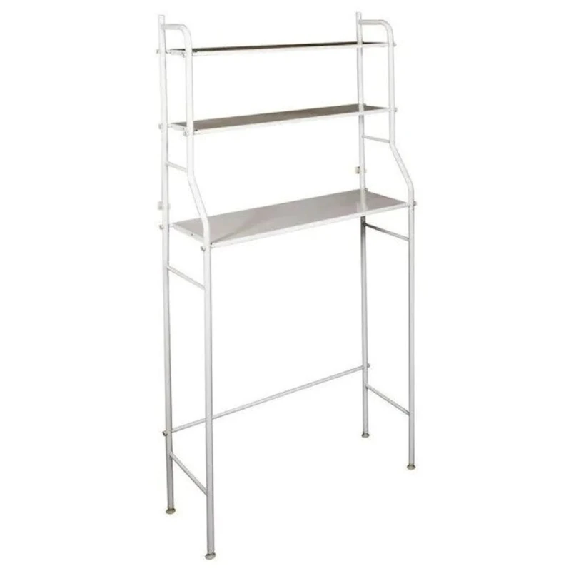 Полка-стеллаж для хранения над стиральной машиной Laundry Rack TW-106, напольный, серый Полка-стеллаж для хранения над стиральной машиной Laundry Rack TW-106, напольный, серый