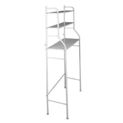 Полка-стеллаж для хранения над стиральной машиной Laundry Rack TW-106, напольный, серый Полка-стеллаж для хранения над стиральной машиной Laundry Rack TW-106, напольный, серый