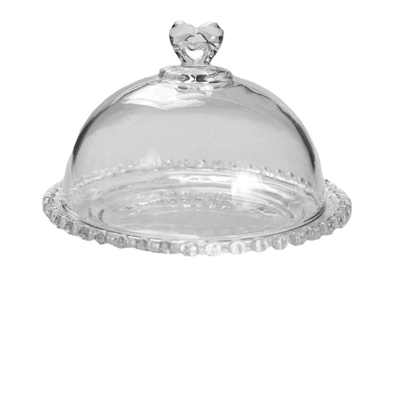 Tort qabı FINECCG HMSD_HH19, 19x10 sm, şüşə, şəffaf