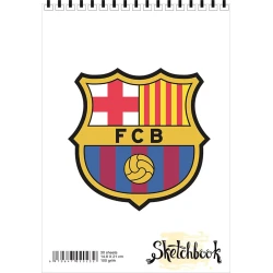 Блокнот Sketchbook Barcelona FC, A5, 30 листов