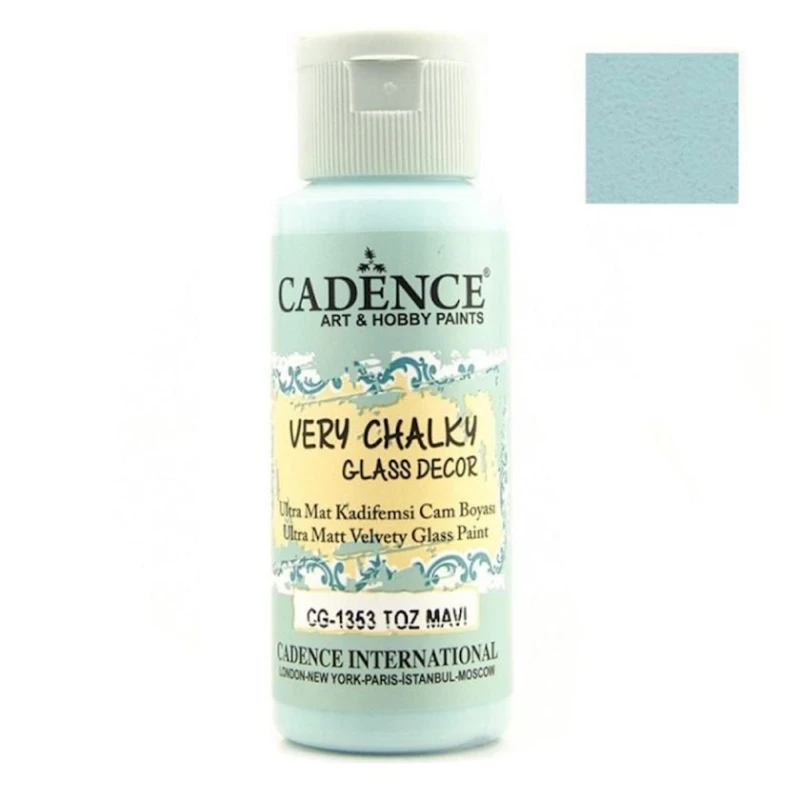 Краска матовая для стекла Cadence Very Chalky CG1353 Powder Blue 59 мл