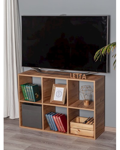 Stellaj Letta Large Votan, 108х33х72 sm, LDSP, bej