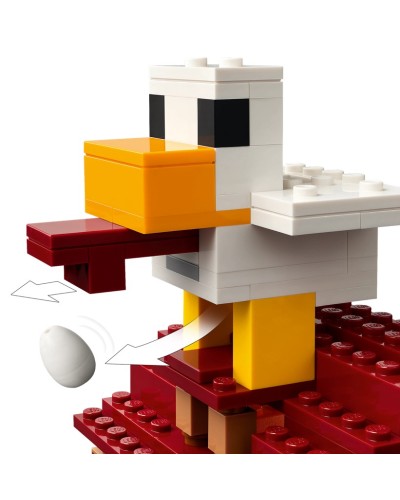 Konstruktor LEGO Minecraft Ghast Balloon 21273, 10 yaş+, 555 hissə - 21273