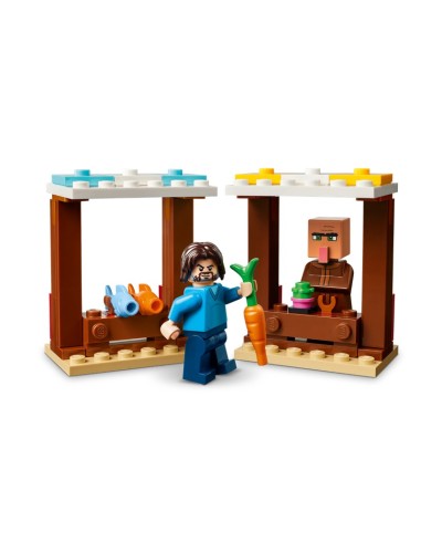 Konstruktor LEGO Minecraft Ghast Balloon 21273, 10 yaş+, 555 hissə - 21273
