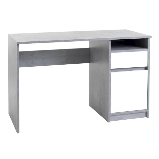 Письменный стол JYSK Billund, 54x120x75 см, белый/серый