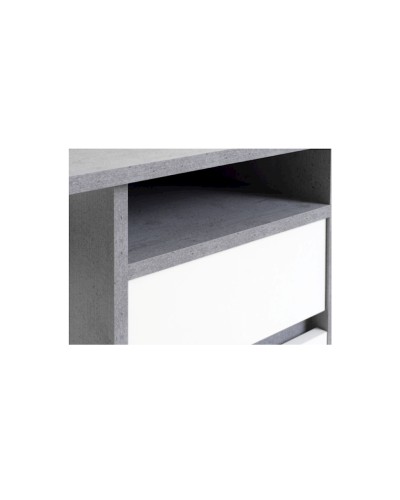 Yazı masası JYSK Billund, 54x120x75 sm, ağ/boz
