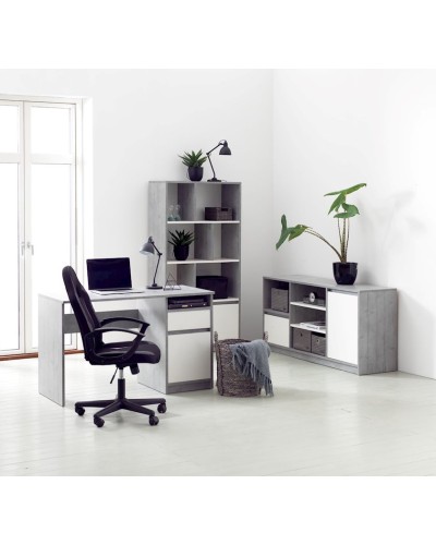 Yazı masası JYSK Billund, 54x120x75 sm, ağ/boz