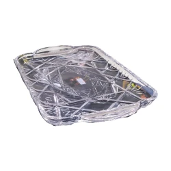 Блюдо для торта Yujing Glass Ware YJP7401, прозрачное