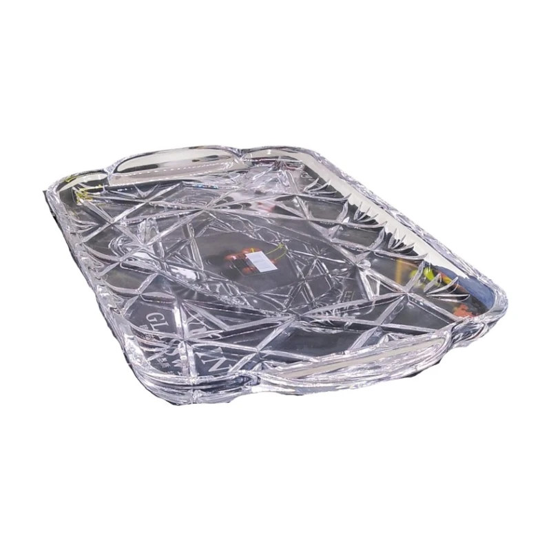 Блюдо для торта Yujing Glass Ware YJP7401, прозрачное Блюдо для торта Yujing Glass Ware YJP7401, прозрачное