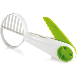 Нож для авокадо Tescoma Handy, пластик, белый/зеленый, 23х10х10 см Нож для авокадо Tescoma Handy, пластик, белый/зеленый, 23х10х10 см