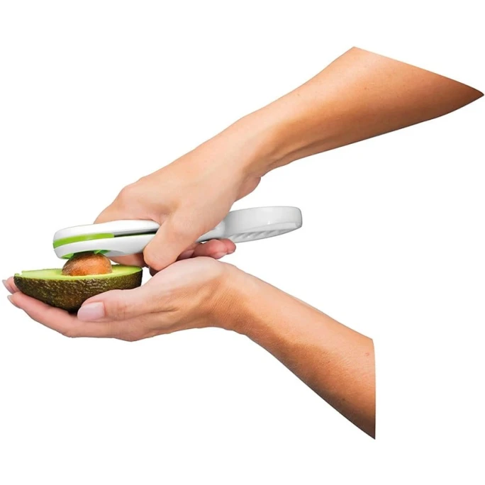 Нож для авокадо Tescoma Handy, пластик, белый/зеленый, 23х10х10 см Нож для авокадо Tescoma Handy, пластик, белый/зеленый, 23х10х10 см